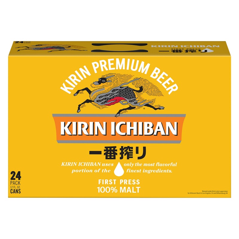 Kirin Ichiban 24 Pack (12 oz Cans)