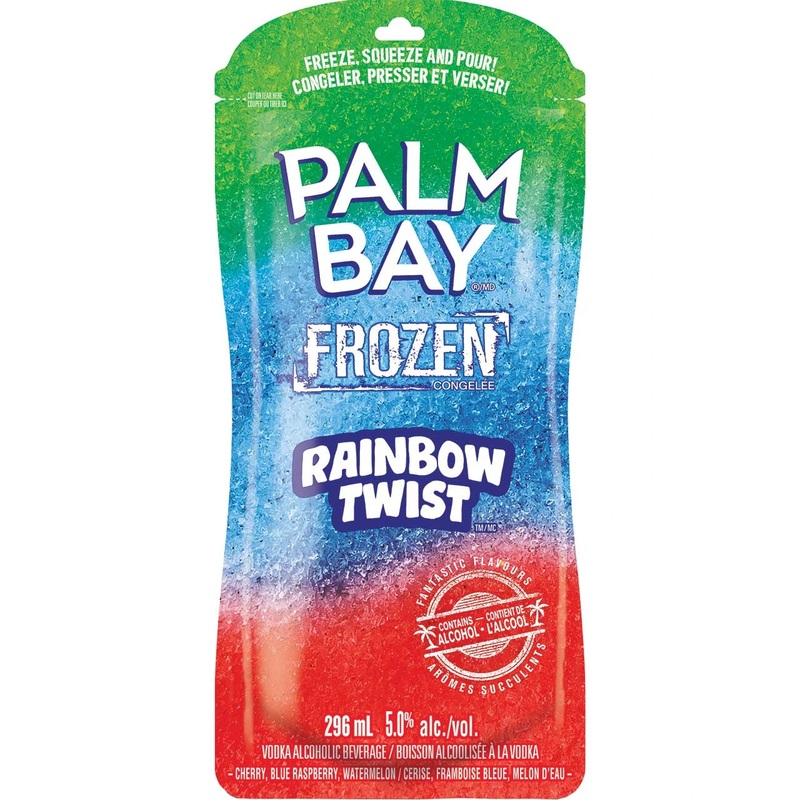 PALM BAY FROZEN RAINBOW TWIST 296ML POUCH @ Kelowna [1038860] 296 ml