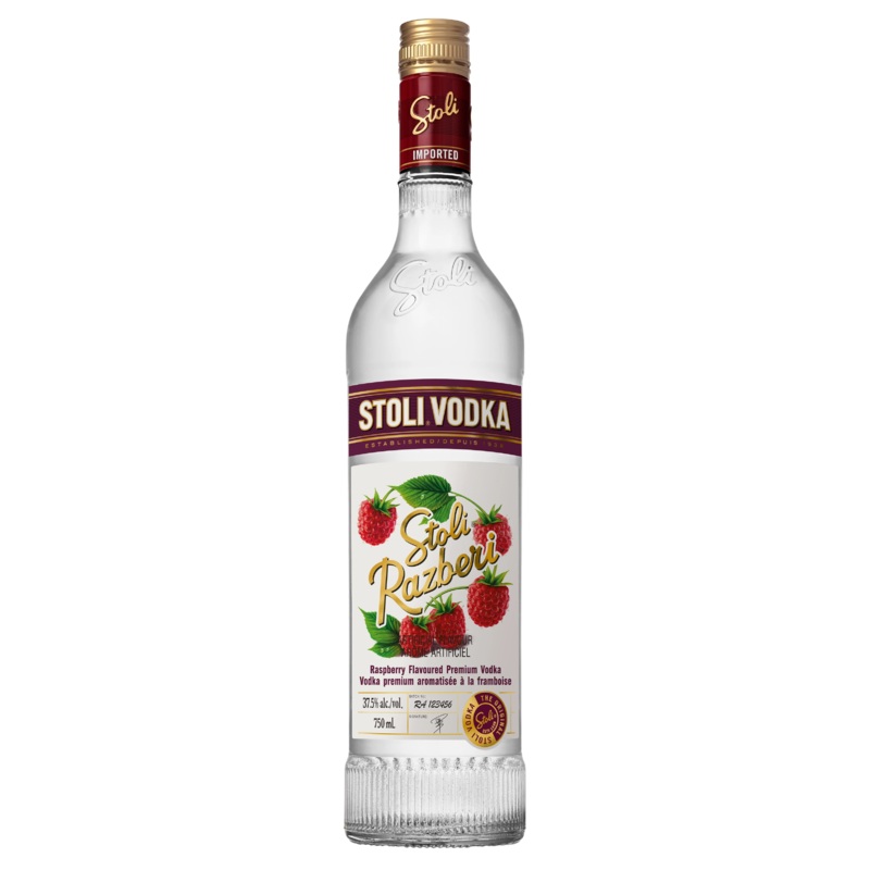 STOLI RAZBERI VODKA 750ML @ Red Deer [1001566] 750 ml