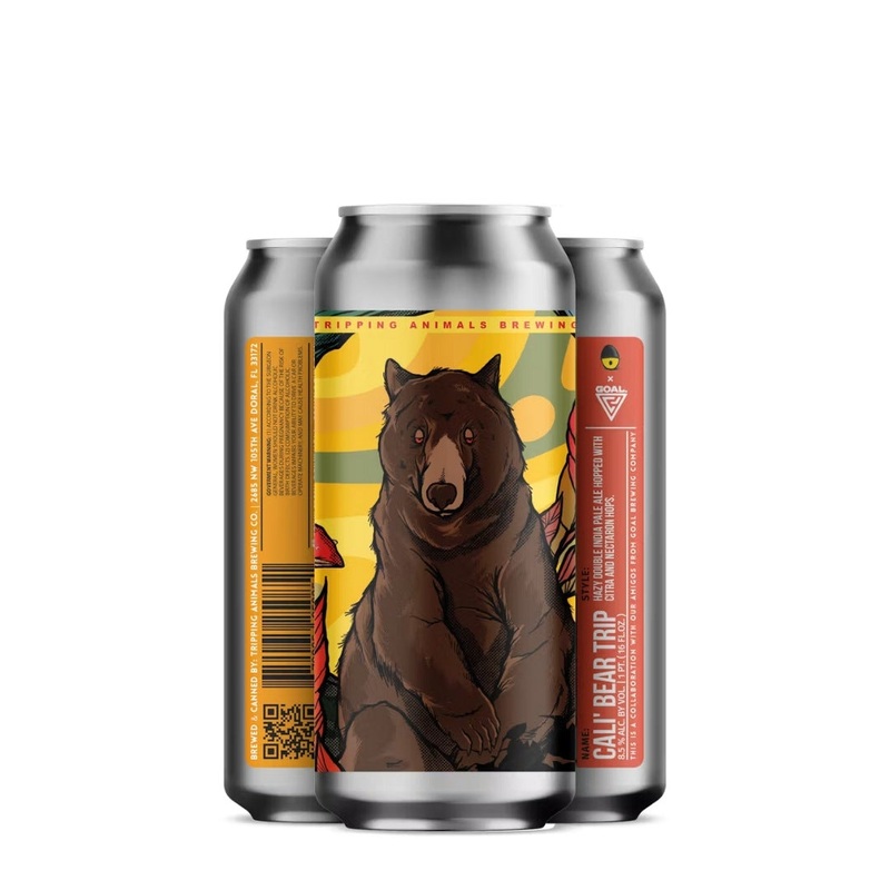 Tripping Animals Cali Bear Trip IPA 16 fl oz