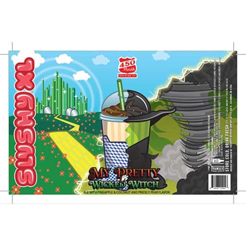 450 North Slushy XL My Pretty Vs Wicked Witch Sour 16OZ SINGLE CAN