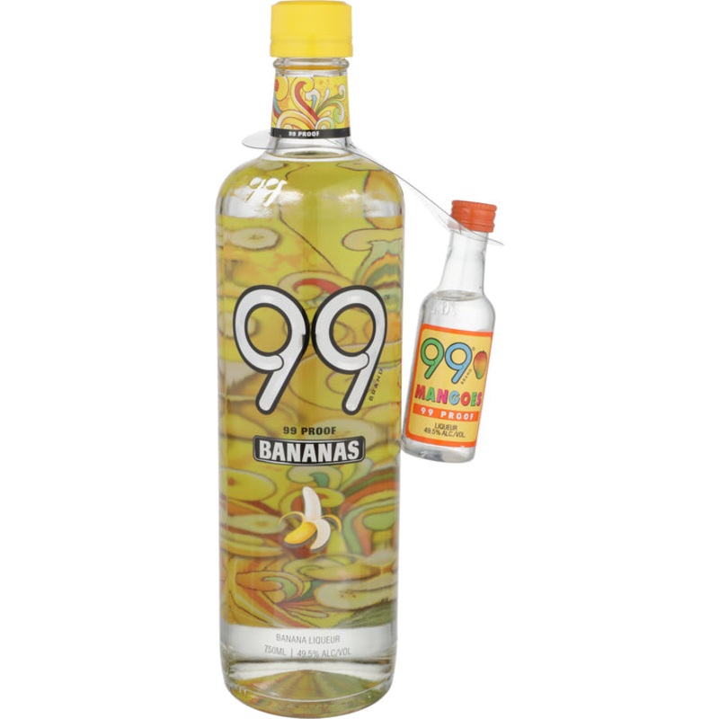 99 BRAND BANANA SCHNAPPS 99 W/ 1-50ML 99 BRAND MANGO SCHNAPPS 99 750ML 750ML