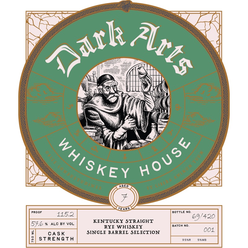 Dark Arts 7 Year Kentucky Straight Rye Whiskey Single Barrel Selection