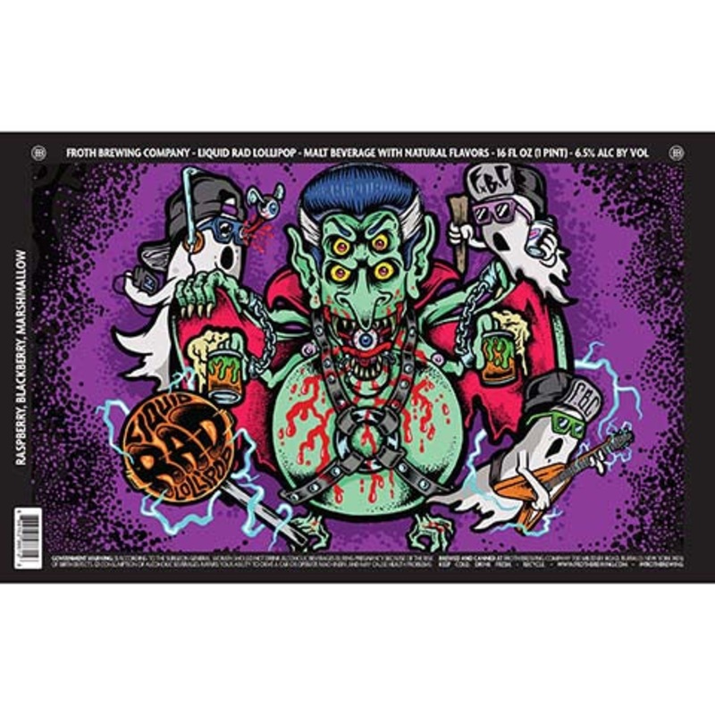 Froth Liquid Rad Lollipop 16OZ SINGLE CAN