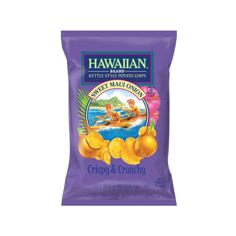 Hawaiian Brand Kettle Style Potato Chips Luau BBQ (2oz Bag)