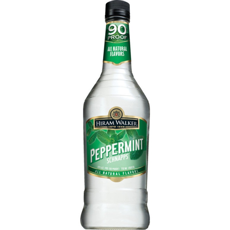 HIRAM WALKER PEPPERMINT SCHNAPPS 90 750ML 750ML