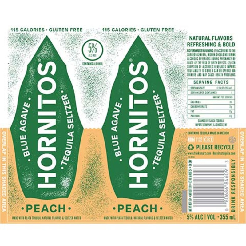 Hornitos Peach Tequila Seltzer 12OZ SINGLE CAN