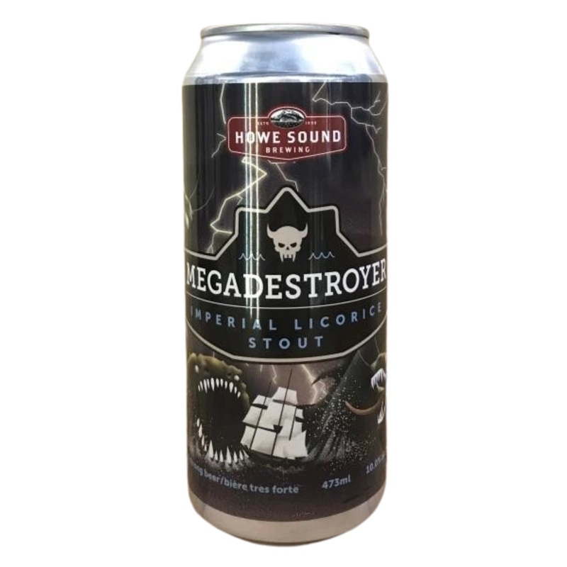 HOWE SOUND MEGADESTROYER STOUT 473ML CAN @ MacTaggart Ridge [1028984] 473 ml