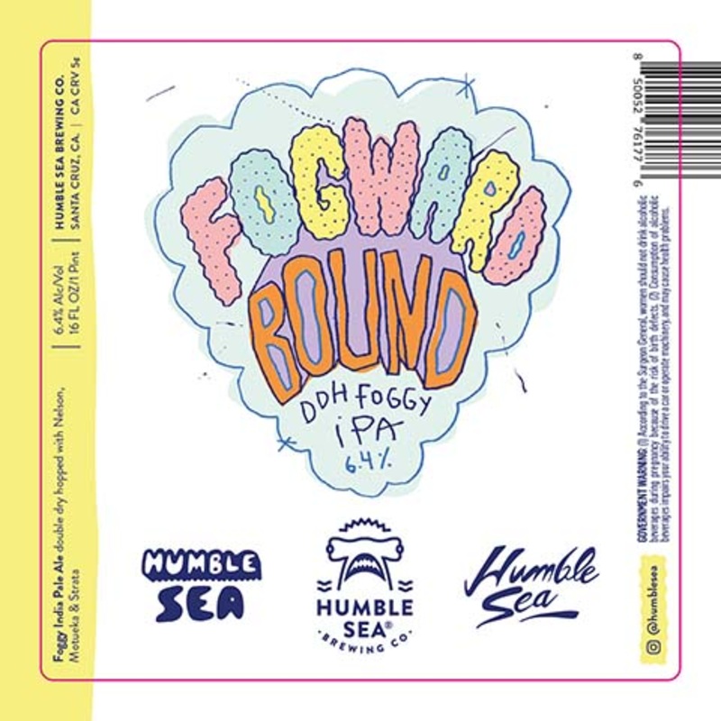 Humble Sea Fogward Bound DDH Foggy IPA 16OZ SINGLE CAN