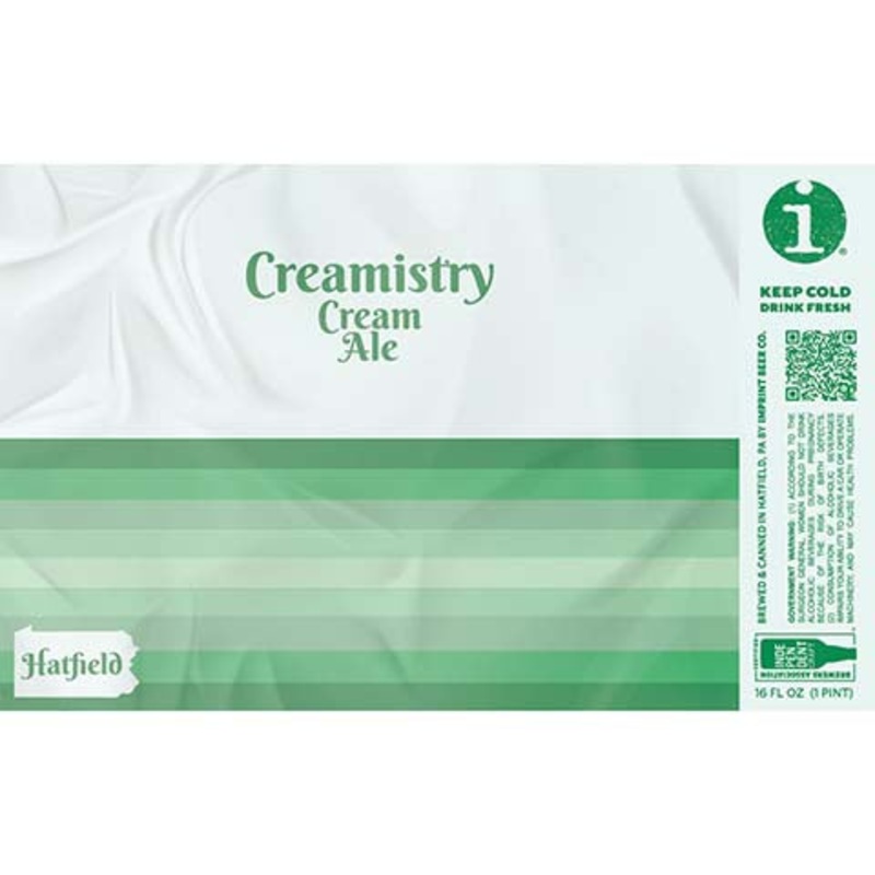 Imprint Beer Creamistry Cream Ale 16OZ SINGLE CAN