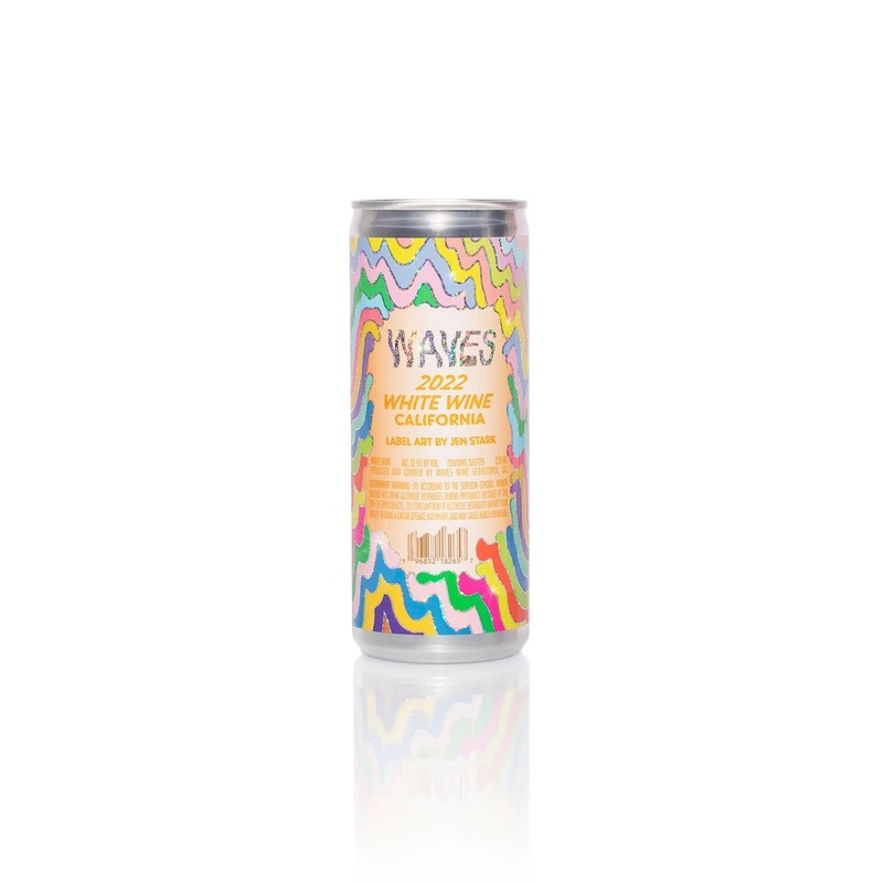 Las Jaras Waves White Wine Can 8oz