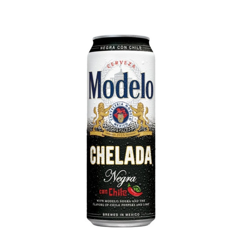 Modelo Chelada Negra con Chile Beer 24 fl oz