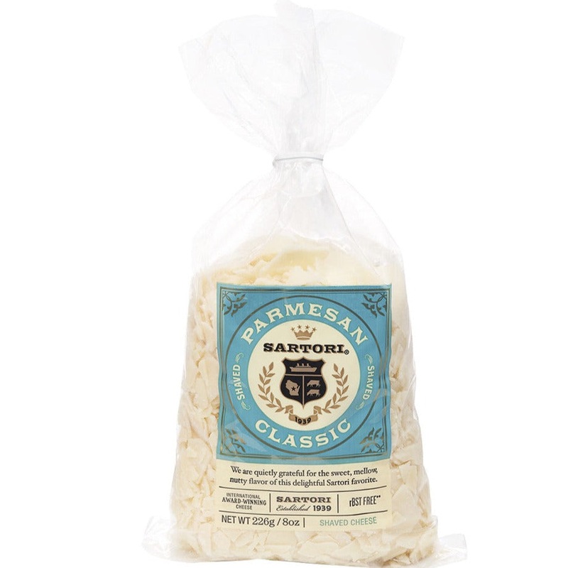 Sartori Classic Shaved Parmesan – 8oz Bag