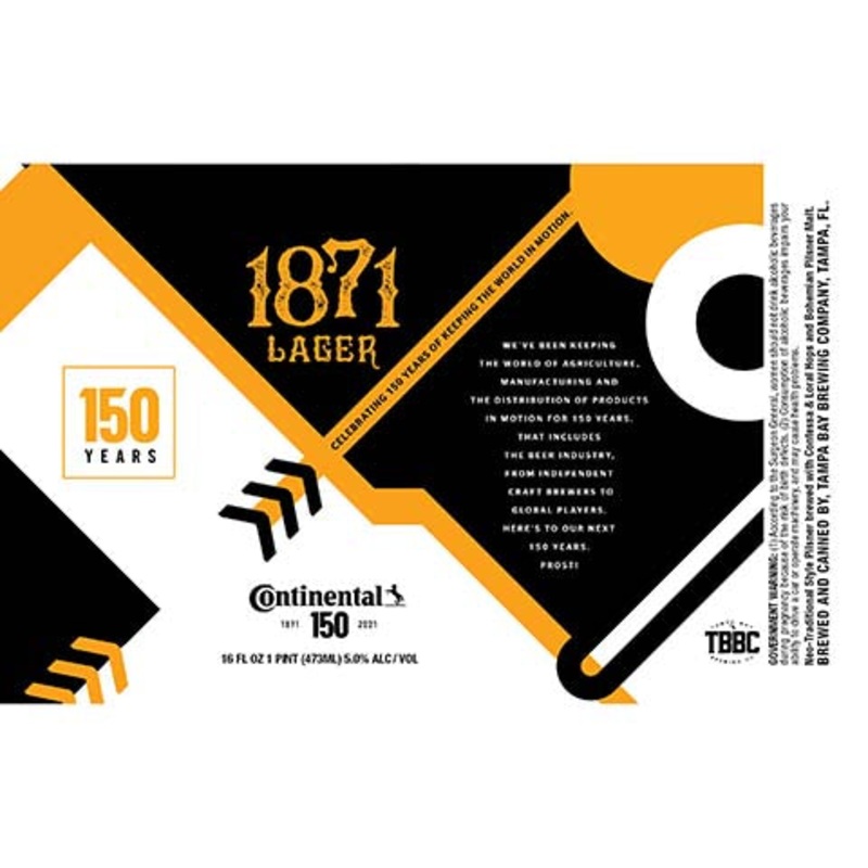 Tampa Bay 1871 Lager 16OZ SINGLE CAN