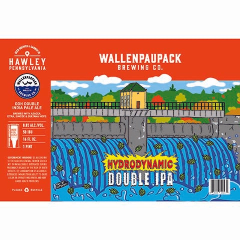 Wallenpaupack Hydrodynamic Double IPA 16OZ SINGLE CAN