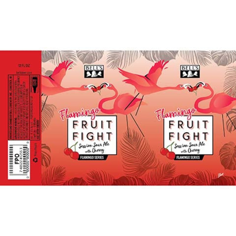 Bell’s Flamingo Fruit Fight Session Sour Ale 12OZ SINGLE CAN