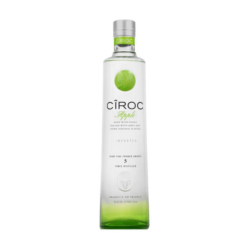 CIROC APPLE FLAVORED VODKA 70 750ML 750ML