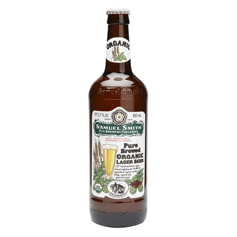 SAMUEL SMITH PURE BREWED ORGANIC LAGER 550ML BT @ Emerald Hills [1014348] 550 ml