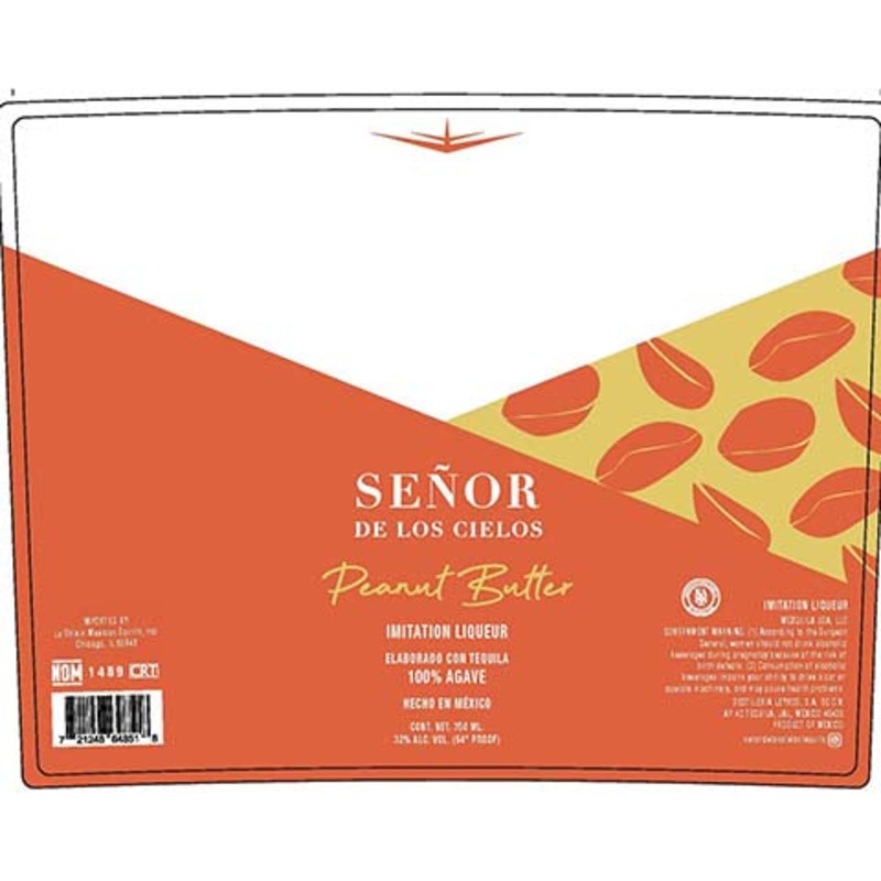 Senor De Los Cielos Peanut Butter Imitation Liqueur 750ML BTL