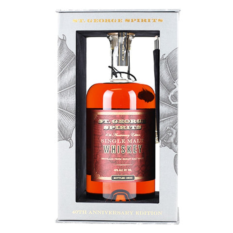 St. George Spirits 40th Anniversary Edition Single Malt Whiskey 750ML BTL