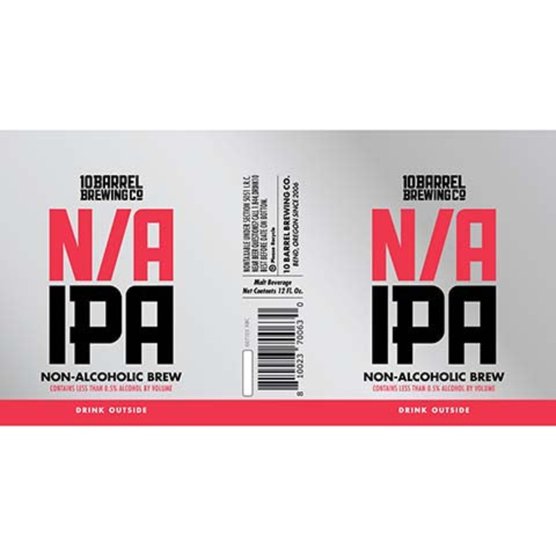 10 Barrel N/A IPA (Non-Alcoholic) 12OZ SINGLE CAN