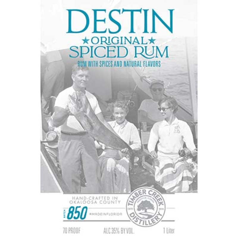 Destin Original Spiced Rum 1L BTL