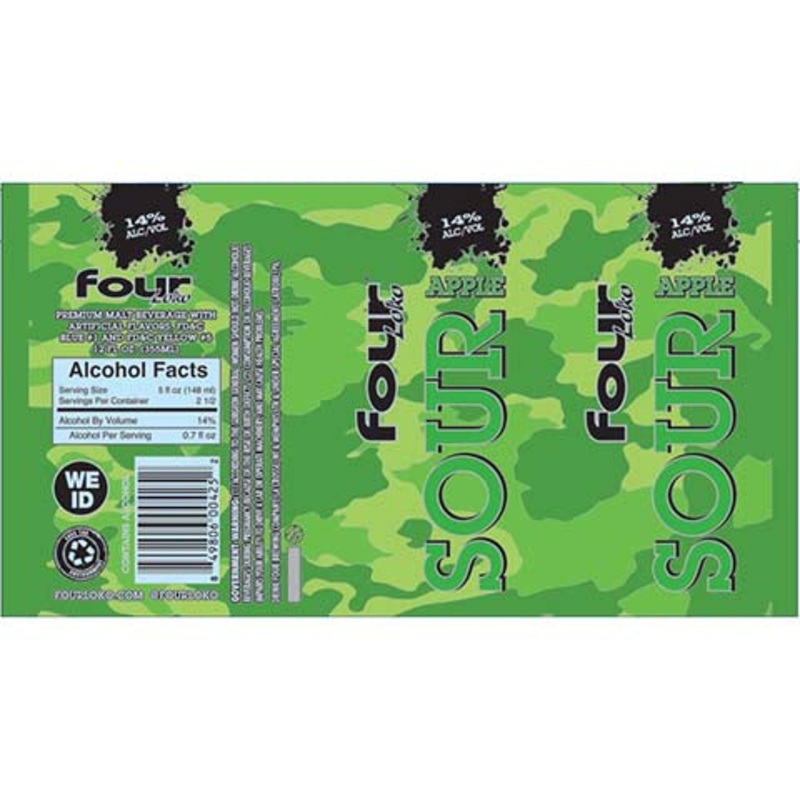Four Loko Sour Apple 12OZ SINGLE CAN