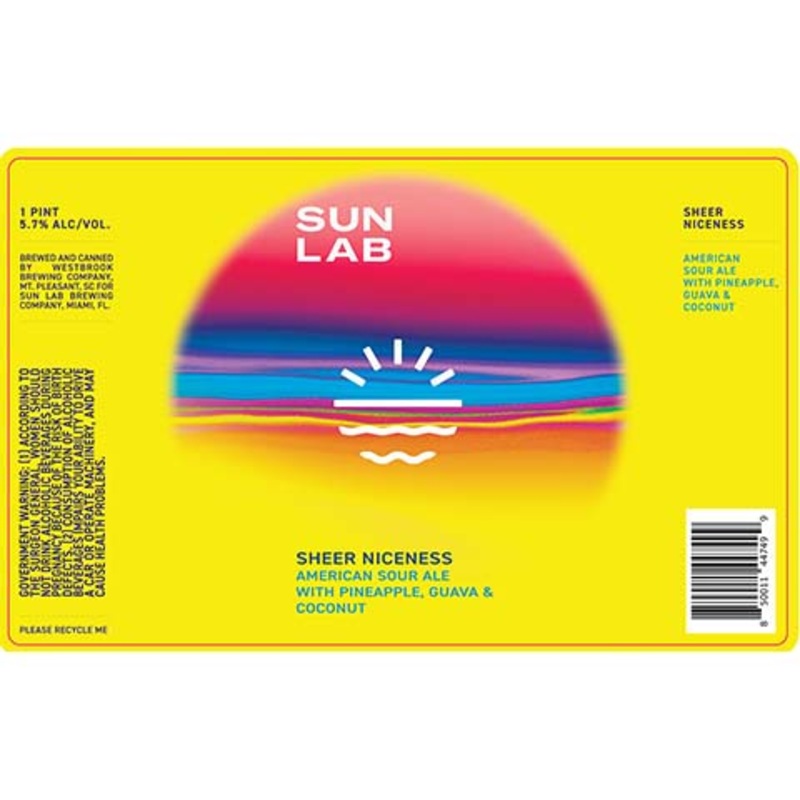 Sun Lab Sheer Niceness Sour Ale 16OZ SINGLE CAN
