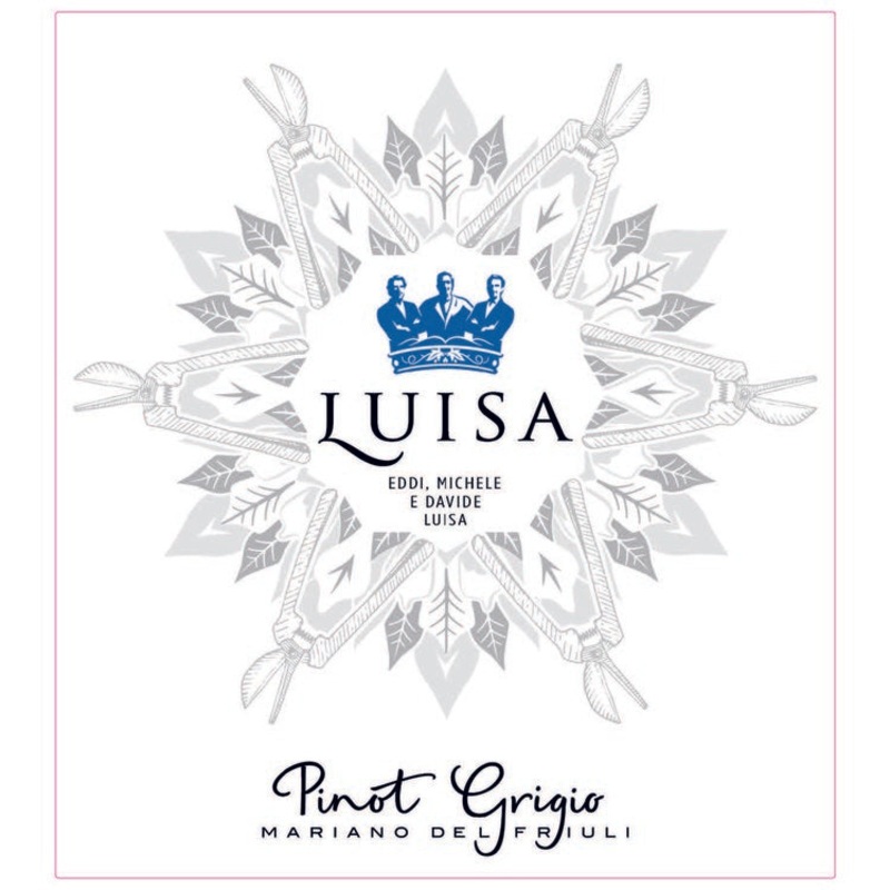 TENUTA LUISA PINOT GRIGIO FRIULI ISONZO 2021 750ML 750ML