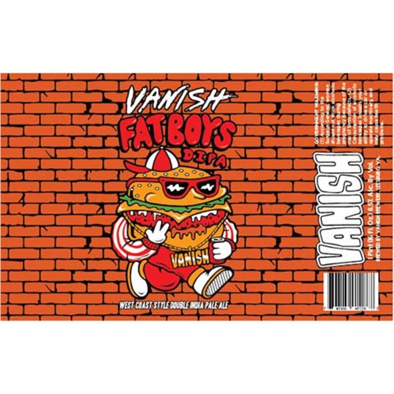Vanish Fatboys DIPA 16OZ SINGLE CAN