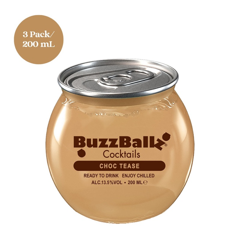 BuzzBallz Choc Tease RTD Cocktail 3pk 200mL