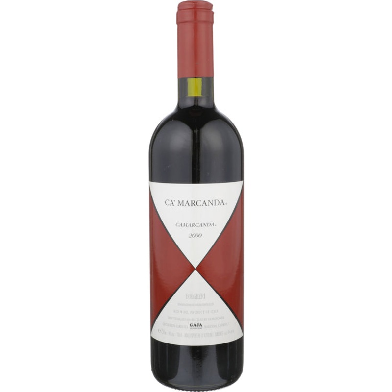 GAJA CA’MARCANDA BOLGHERI ROSSO CAMARCANDA 2000 WOOD BOX 750ML 750ML