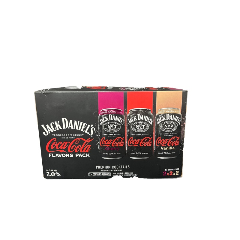 Jack Daniel’s Coca-Cola Flavors 6 Pack Cans