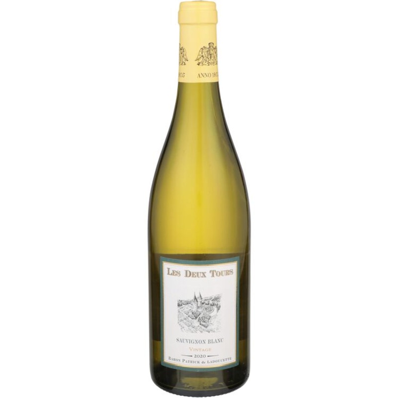 LES DEUX TOURS SAUVIGNON BLANC TOURAINE 2022 750ML 750ML