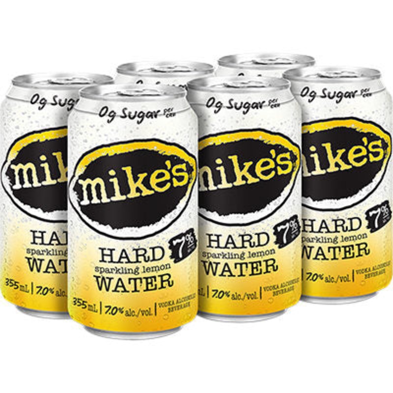 MIKE’S HARD SPARKLING LEMON WATER 6 CANS