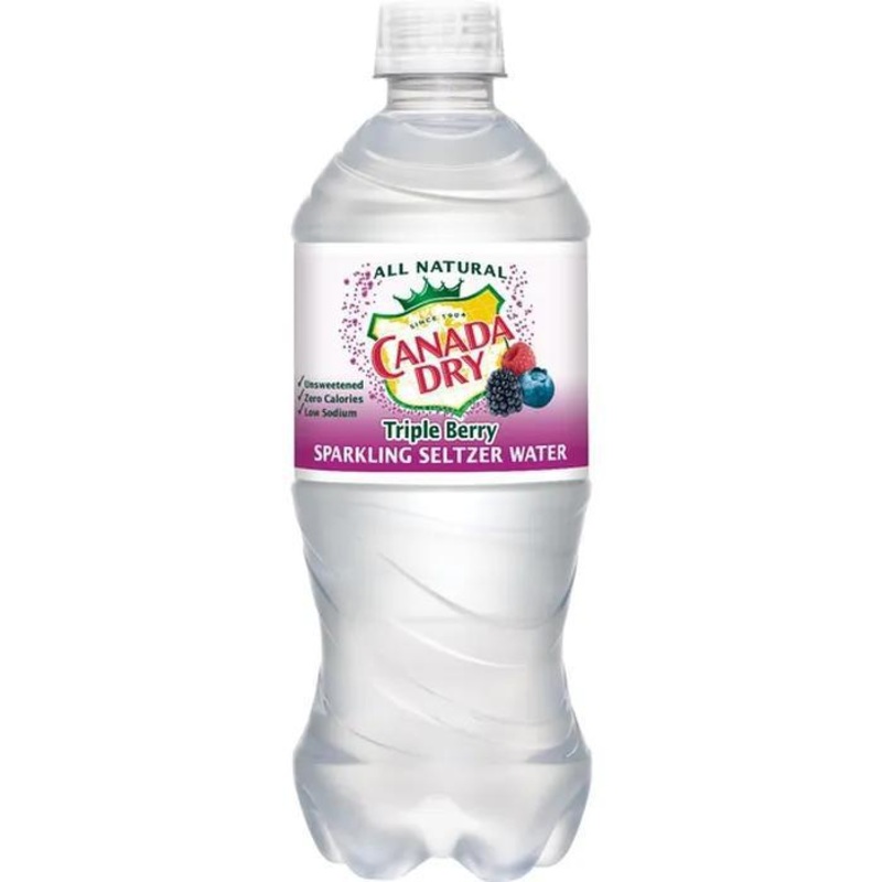 N/A Drinks Seltzer 20oz Canada Dry Triple Berry 150700