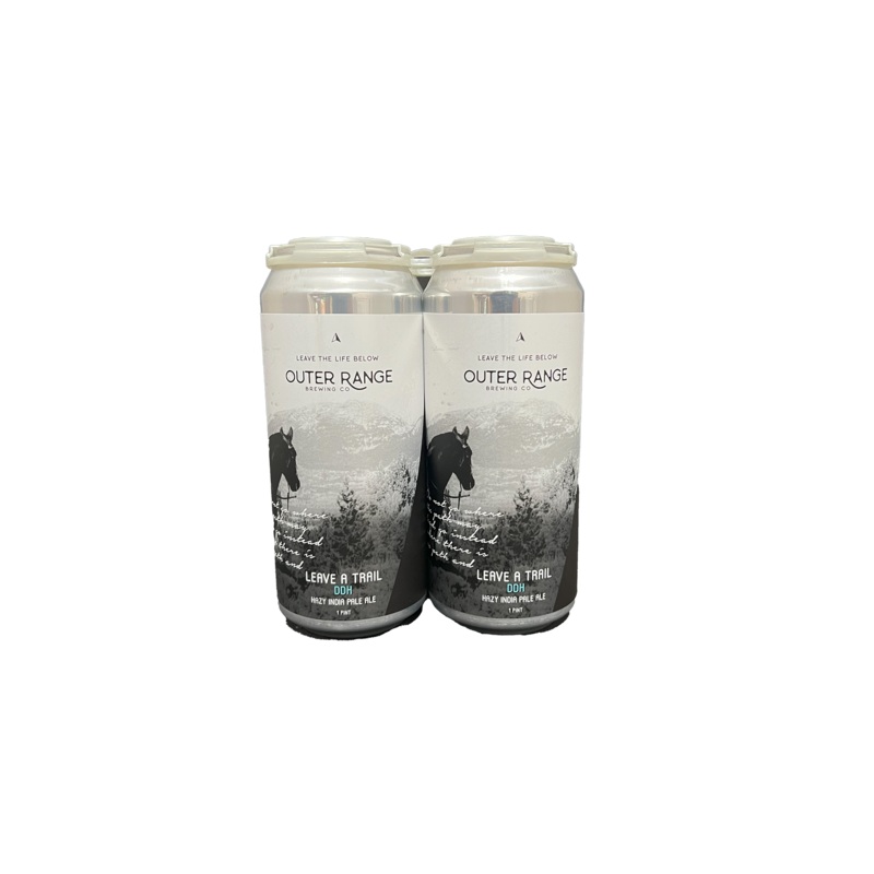Outer Range Leave A Trail DDH Hazy IPA 4 Pack Cans
