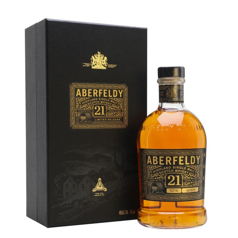 ABERFELDY 21YR SINGLE MALT SCOTCH WHISKY 750ML @ Windermere [1016173] 750 ml