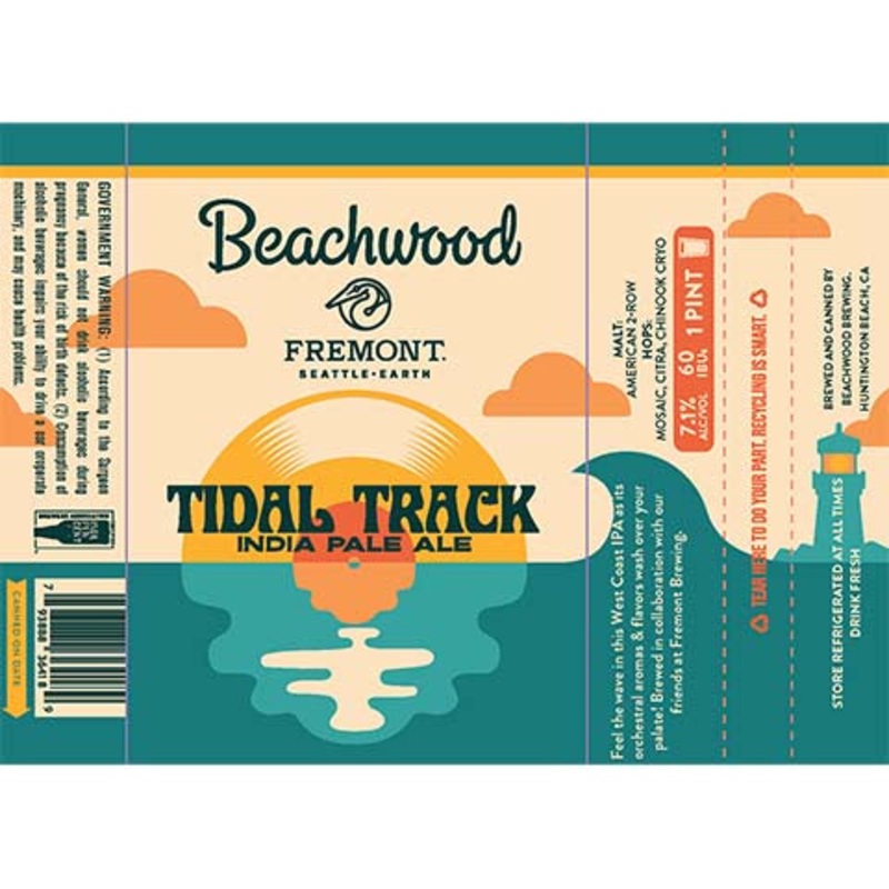 Beachwood Tidal Track IPA 16OZ SINGLE CAN