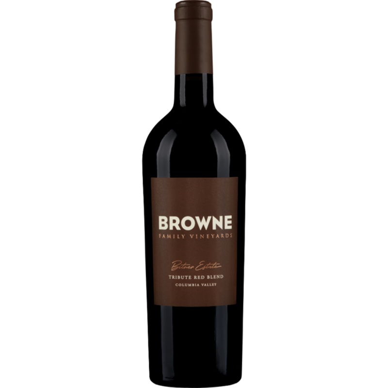 BROWNE FAMILY VINEYARDS TRIBUTE RED BLEND BITNER ESTATE COLUMBIA VALLEY 2020 750ML 750ML