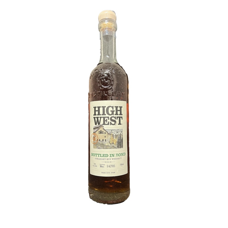 High West Bottled In Bond Straight Rye Whiskey 750ML