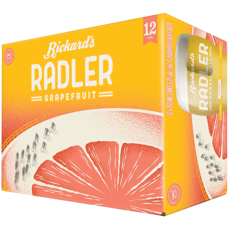Rickards Radler12Can Ctn 355ML