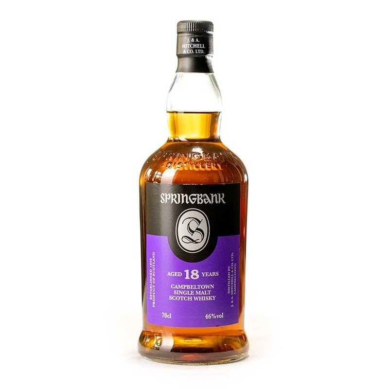 Springbank 18yr Campbeltown Scotch Whisky 700ML BTL
