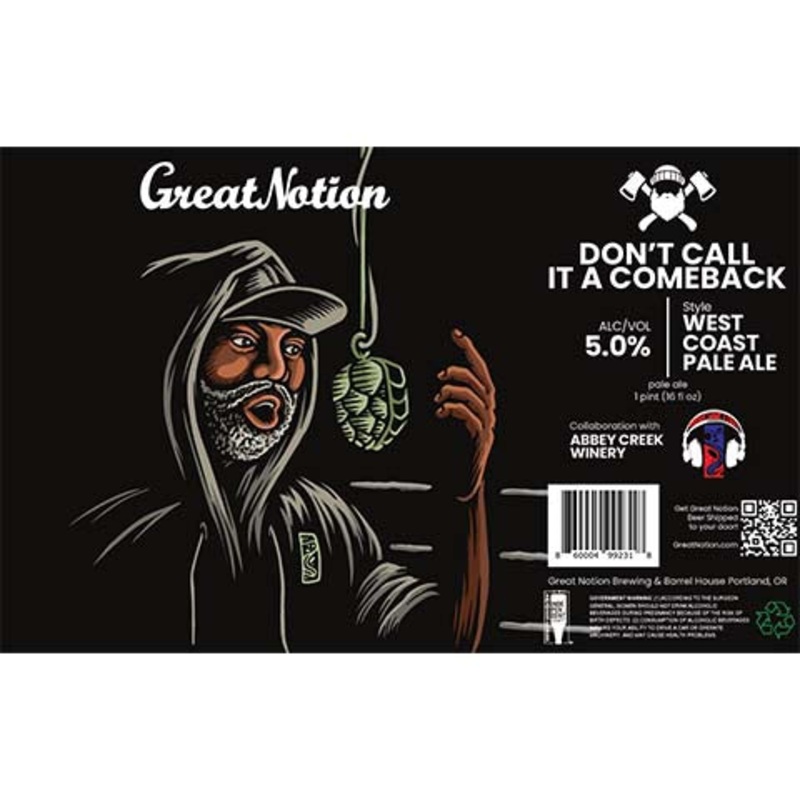 Great Notion Don’t Call It A Comeback Pale Ale 16OZ SINGLE CAN