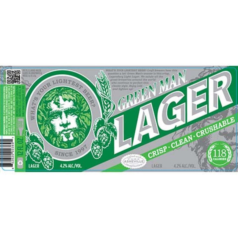 Green Man Lager 12OZ SINGLE CAN