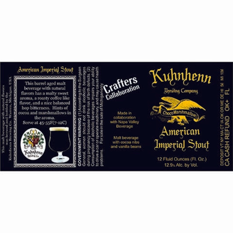 Kuhnhenn American Imperial Stout – Choco Marshmallow 12OZ SINGLE BTL