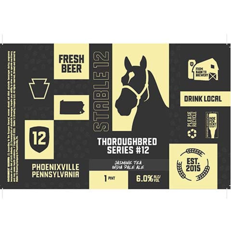 Stable 12 Thoroughbred Series #12 IPA 16OZ SINGLE CAN