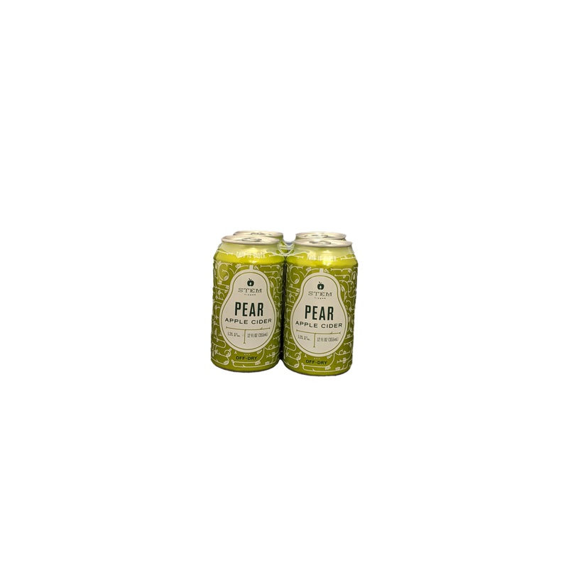 Stem Pear Cider 4 Pack Cans