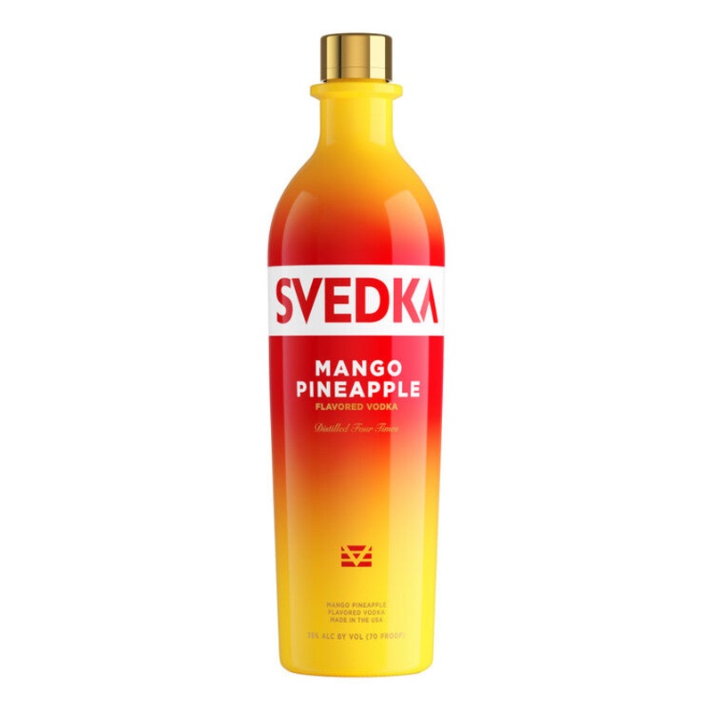 SVEDKA TROPICAL MANGO PINEAPPLE FLAVORED VODKA 70 750ML 750ML