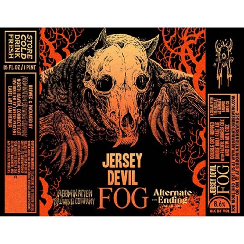 Abomination Jersey Devil Fog DIPA 16OZ SINGLE CAN